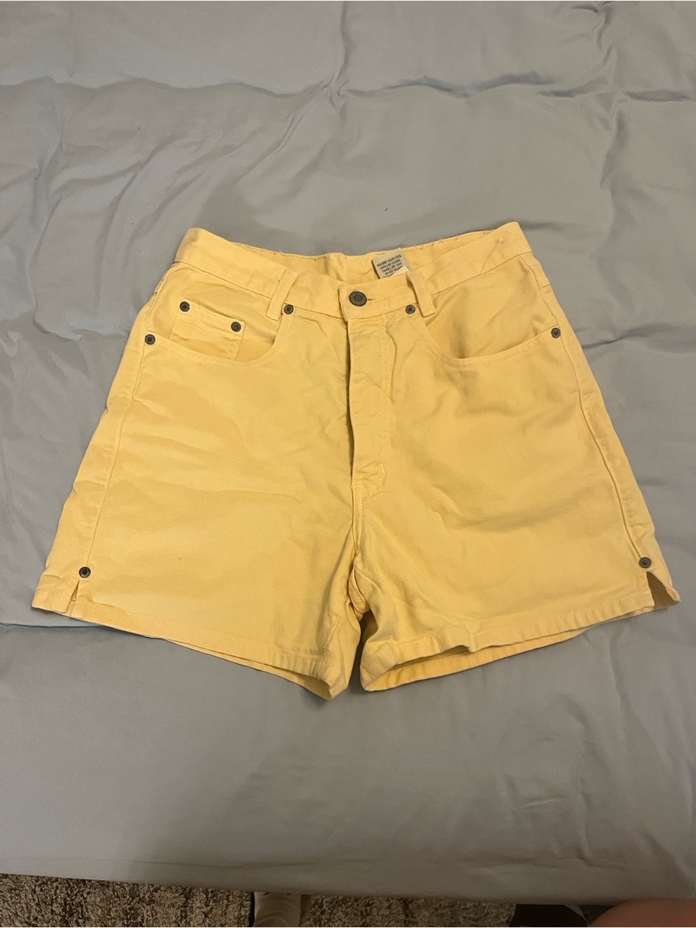 Butter yellow vintage Jean shorts